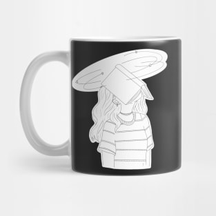 New world black and white Mug